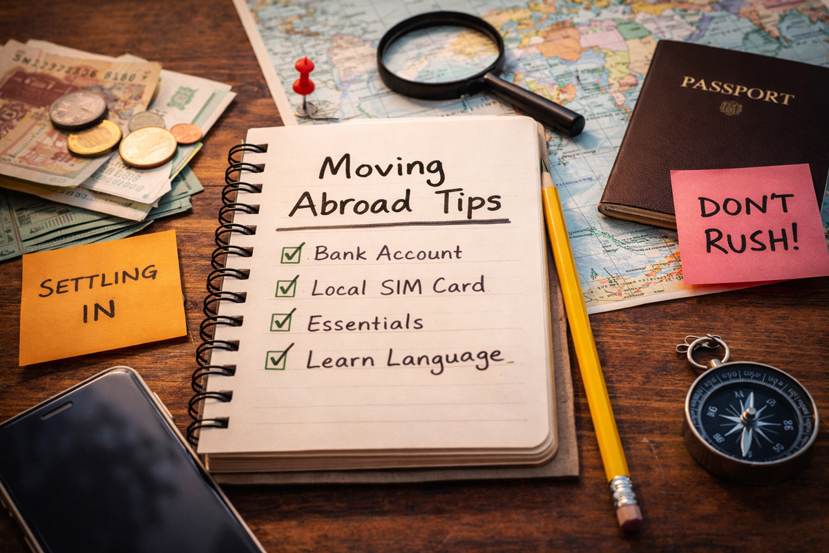 living abroad tips